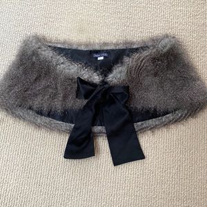Helen Welsh Faux Fur Shawl